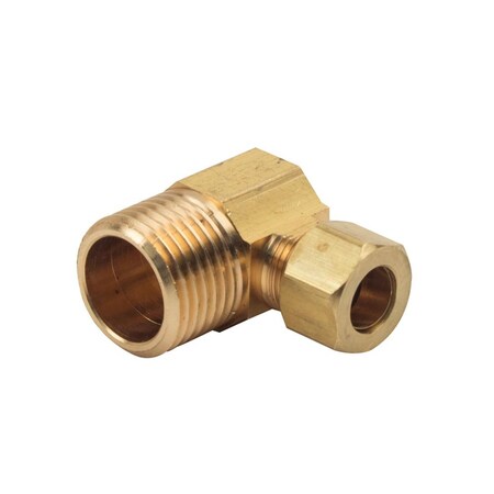 Thrifco Plumbing No. 69-C 3/8 Inch x 1/2 Inch Lead-Free Brass Compression MIP 90 El 4401101